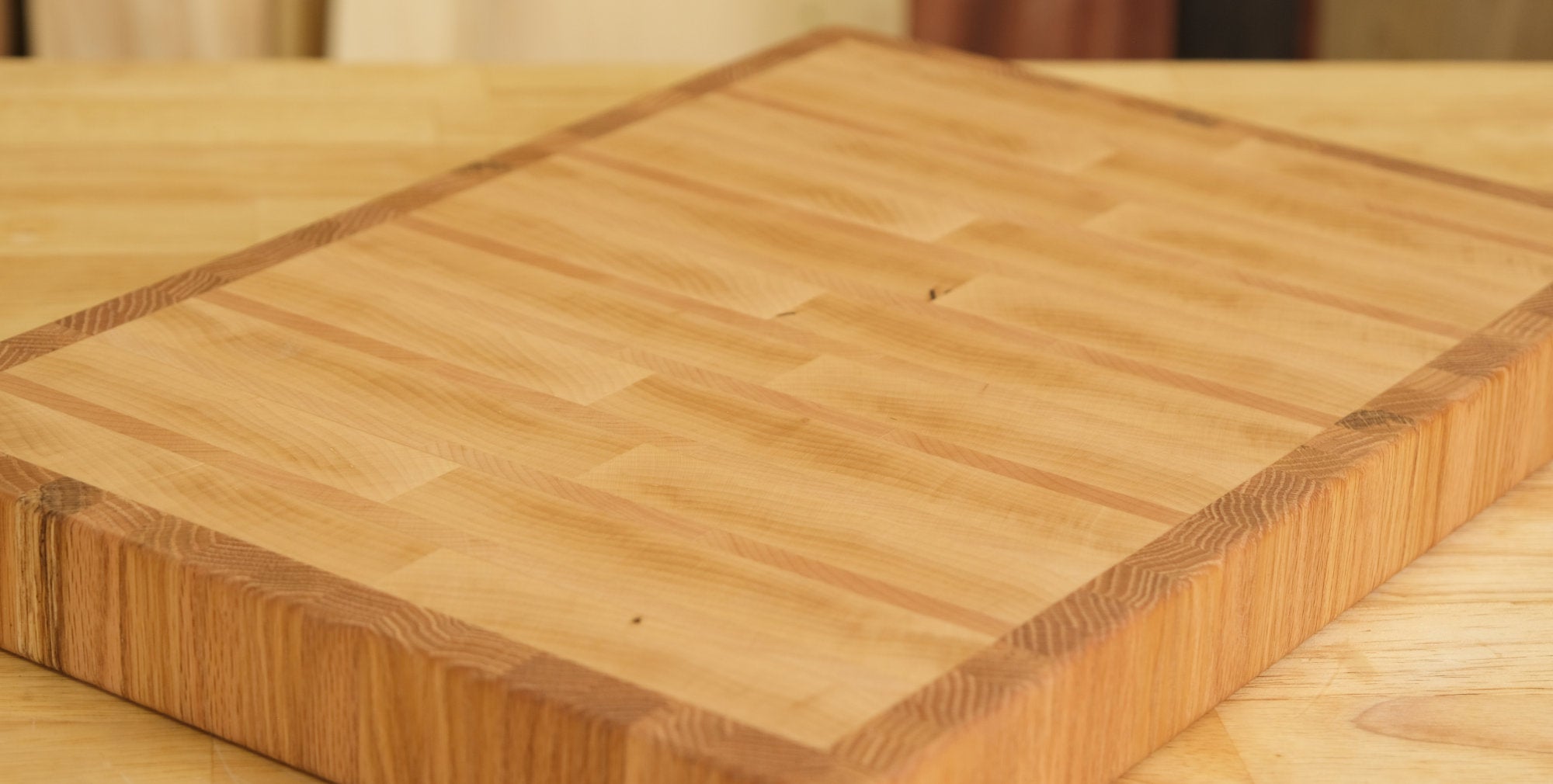 Rad Design - End Grain Hard Maple with White Oak Border – RAD DESIGN